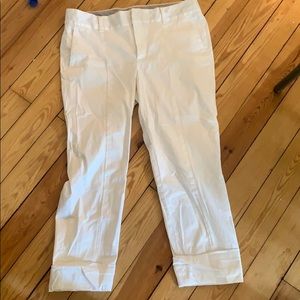 Banana republic Martin fit white size 8